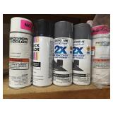 5 cans spray paint