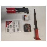Rivet gun & actuated tool