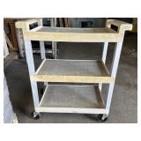 Service Cart, 3 Shelve Lightweight, Compact