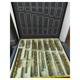 Drill bit set in case
