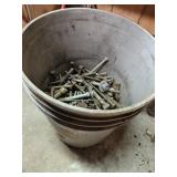 Bucket of bolts, 5 gal bucket 1/2 full
