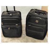 (2) Small Rolling Suitcases