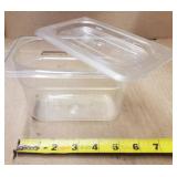 (6) 1/9 4" Cambro w/ lid