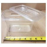 (6) 1/9 4" Cambro w/ lid