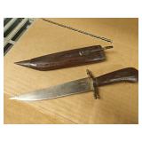Vintage Ornamental Shibriya Knife w/ Sheath