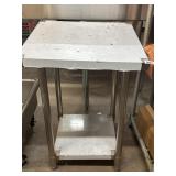24"x24"x34" stainless steel work table