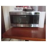 Microwave w/ 0:13 Seconds Left on Timer