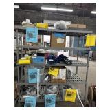 4 Shelves,Metal & Plastic Shelving Unit