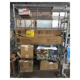 6 Shelves, Metal Shelving Unit