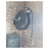 Mounted pneumatic 50ft air hose bring tools for