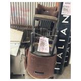 LOT of (5) Restaurant Dining Cloth Chairs, Thick