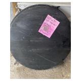 LOT of 3, Solid Wood Circular Tabletops,