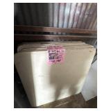 LOT of 9, Composite Wooden Tabletops, 42" x 42",