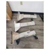Brackets with Caster Wheels