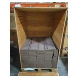 Crate full of flooring
