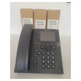 (5) New Polycom VVX 350 Business IP Phones