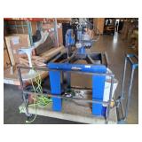 Dewalt miter saw on cart