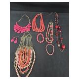 (5) Beaded Necklaces, (2) Beaded Bracelets & (1)