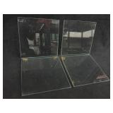(4) Clear Glass 8ï¿½x8ï¿½