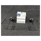 Style Selections Suction Double Hook, Black