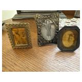 (3) Small Vintage Photo Frames