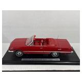Welly 1963 Chevrolet Impala Convertible in red,