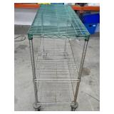48"ï¿½14"ï¿½40" Metal Rolling Cart on Heavy Duty