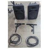 (2) Pro Audio Speakers Model P5 15" PA Speakers