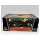 1937 Jaguar SS 100 in green, part of their