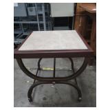 Metal & Tile End Table