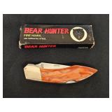Bear Hunter Fire Hawk Pocket Knife
