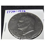 Bicentennial Eisenhower Dollar