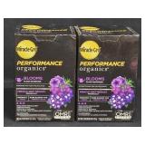 (2) New Miracle-Gro Performance Organics Blooms