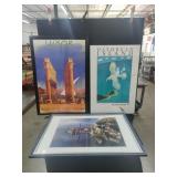 Large scaled framed Posters