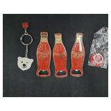 (3) New Coke Bottle Openers & Keychains