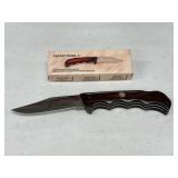 440 STAINLESS STEEL BLADE WOOD HANDLE WITH