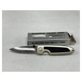 POCKET KNIFE STAINLESS STEEL BLADE ALUMINUM