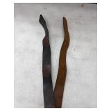Leather Black Buckle Belt MISSING BUCKLE