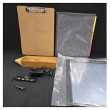 Handmade Pencil Box, Protective Sleeves, N
