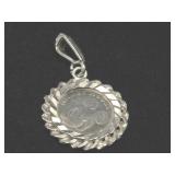 .925 Vintage Mickey Mouse Pendant 1/2"
