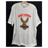 Sz:XXL, Harley Davidson Cigarettes White T-Shirt