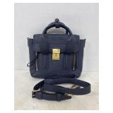 Blue Leather Pashli Mini Bag