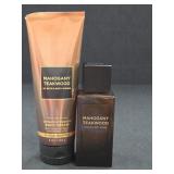 NEW Mahogany Teakwood Body Cream & Cologne