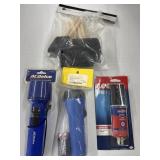 2 Flashlights, Epoxy Glue, & 6 Foam Brushes