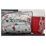 VTG Coca Cola Tin 12ï¿½x14.5"& VTG Coca Cola Twin