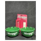 (2) Newport Cigarettes Ashtray