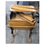 Vintage and Possibly Antique Solid Wood Child