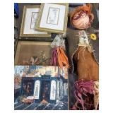 Scarecrow & 4 Home Decor Wall Art