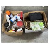 Cleaning Supplies, CDs, Books