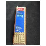 (100rds) CCI 22LR Hollow Point Short Cartridges